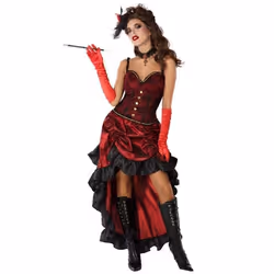 Déguisement Dame de Saloon Bordeaux