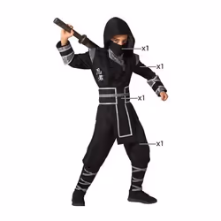 Déguisement Garçon Ninja Noir