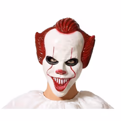 Masque de clown tueur Halloween - ATOSA - Adulte - Homme - 30x23 cm