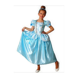 Déguisement Fille Princesse Bleu