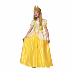 Déguisement Fille Princesse Jaune Belle