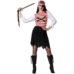 Costume pirate - ATOSA - Femme adulte - Noir - 3 pièces - Carnaval