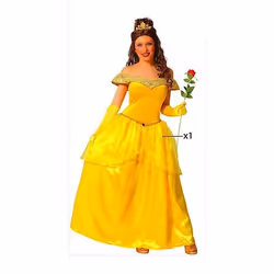 Déguisement Femme Belle Princesse Jaune