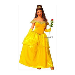 Déguisement Femme Belle Princesse Jaune