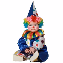 Déguisement Clown multicolore bébé - ANGEL TOMAS SA - 6 mois - Noir