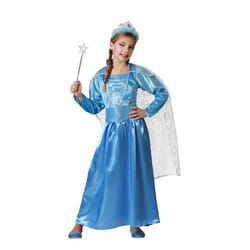 Déguisement princesse - ATOSA - Cape bleue - Robe et ceinture - Fille 3-4 ans - Multicolor