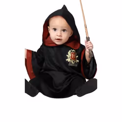 Déguisement Harry Potter pour bébé - ANGEL TOMAS SA - Harry School Wizard - Noir - 6 mois