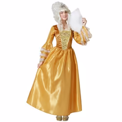 Déguisement Duchesse Baroque - ANGEL TOMAS SA - Doré - Femme - Jaune - Pour Carnaval et Fêtes Vintage