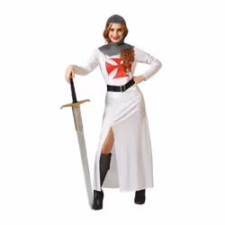 Déguisement Femme Chevalier Templier