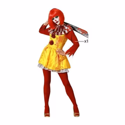 Déguisement Femme Clown Jaune