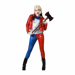 Déguisement Femme Arlequin Quinn Bleu