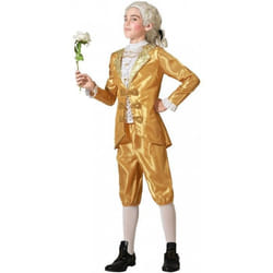 Déguisement Garçon Marquis Doré