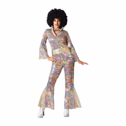 Déguisement Disco Femme Multicouleur