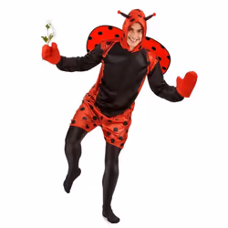 Déguisement Coccinelle - ATOSA - Modèle 97281 - Rouge et Noir - Polyester - Adulte Femme