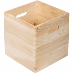 Description générale Découvrez notre boîte en bois empilable de dimensions 30x30x30 cm, fabriquée en pin massif non verni, ce ...