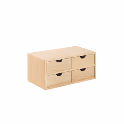 ASTIGARRAGA BLP-2X2, Bois, 4 tiroir(s), Tableau à particules, Bois, Rectangulaire, Bois, 16 mm