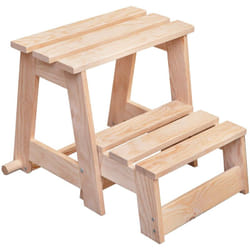 Astigarraga - Tabouret-échelle of bois, 2 marches.