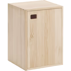 Description générale Cette armoire à une porte en pin massif de la série Dinamic est idéale pour optimiser votre espace de ra ...