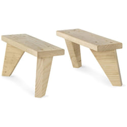 Astigarraga - Lot de 2 pattes de pin massif dynamique
