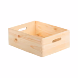 ASTIGARRAGA CBS403014, Boîte de rangement, Bois, Rectangulaire, Bois de pin, Monochromatique, Bois