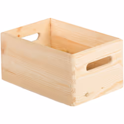 Astigarraga - Caisse en bois de rangement 30 x 20 x 14 cm