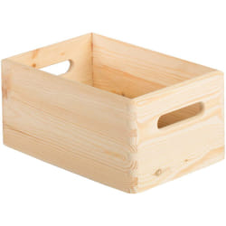 Astigarraga - Caisse en bois de rangement 30 x 20 x 14 cm