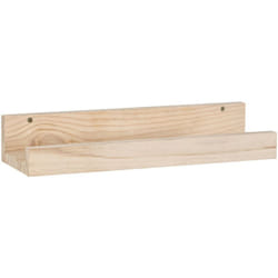 CALICOSY - Etagère murale en pin massif - L40 x H7 cm