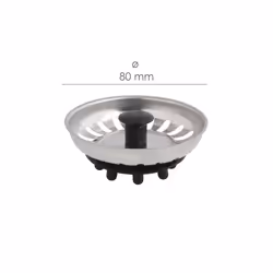 Bouchon Valve Panier Pour Évier, Acier Inoxydable T-93-115 1 1/2