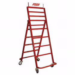 Support de serre-joints à roulettes, idéal pour le rangement dans les ateliers de menuiserie. Ses roulettes permettent un dép ...