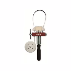 Presse a feuillard cerceau Base en fonte. Angles en nylon. Articulation précise. Cerceau en acier bord lisse. Pression unifor ...