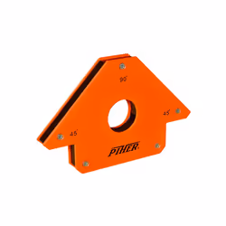 Equerre Magnétique Q1 85x85x15mm Piher Capacité de 45' et 90' Application industrielle Fabriquée avec plaque en acier de 2,5  ...