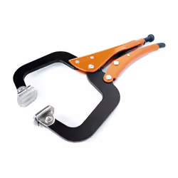 Pince etau a fermeture en C avec tetes pivotantes 224-06"