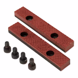 Description générale Mors de rechange en acier pour étau de 125 mm, compatible avec les références 55125 et 55225, idéal pour ...