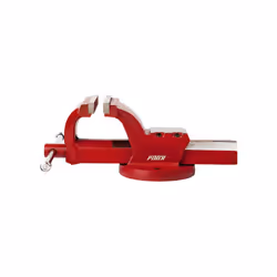 Etau d'Etabli Parallele 150mm Piher Fabriqué en acier forgé Guide carré Base enclume Vis de réglage pour le guide carré Mors  ...