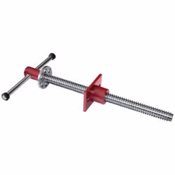Description générale Vis étau pour établi de charpentier, diamètre 18 mm et longueur 37 cm, idéale pour maintenir fermement v ...