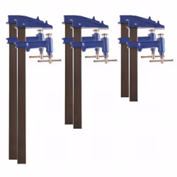 Ce lot de 6 serre-joints disposent de tiges robustes de 35 x 8 mm, fabriquées en acier laminé haute résistance , assurant une ...