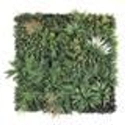 Panneau Végétal Synthétique - NORTENE - Feuillage Luxuriant - Vert - 1x1m