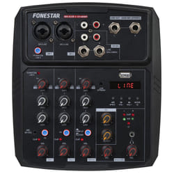 Fonestar MIX-4LIVE table de mixage audio 2 canaux 20 - 20000 Hz Noir
