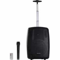 Enceinte Portable Fonestar Amply-T 100w Bt Fm Usb/microsd Bass Reflex Wireless Microphone Bat. 2000mah Trolley Transport Trolley