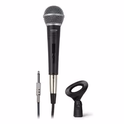 Fonestar FDM-1036, Microphone de karaoké, -56 dB, 40 - 15000 Hz, 600 Ohm, Avec fil, 6,35 mm (1/4")