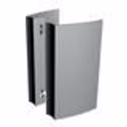 Paire de poignées aileron 250mm ALMA COMPONENTES Entraxe 200mm - Ral9006 Gris - 7060-250-9006