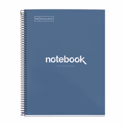 MAUL A460437, Monochromatique, Bleu, A4, 80 feuilles, 90 g/m², Papier quadrillé