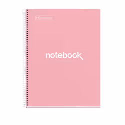 MAUL A460522, Monochromatique, Rose, A4, 80 feuilles, 90 g/m², Papier quadrillé