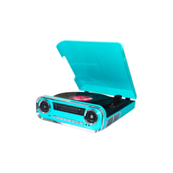 Lauson 01TT18 platine Tourne-disque entraîné par courroie Noir, Bleu
