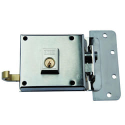 Azbe - Yale Serrure r. 44536 H-Nickel Gauche - Briller chromé