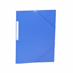 CARCHIVO 2033K11, Porte-documents, A4+, Carton, Polypropylène (PP), Bleu, Mat, Elastique