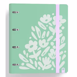 CARCHIVO 12457447, Image, Vert, Violet, A4, 100 feuilles, 90 g/m², Couverture rigide