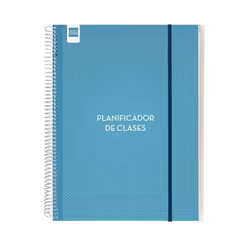 Agenda - organiseur - recharge Finocam - 1 - Planificateur de cours journalier enseignant jour page. Langue : espagnol