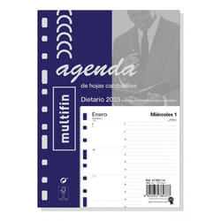 Finocam 411020025 accessoire d'organiseur personnel Recharge pour organiseur 2025
