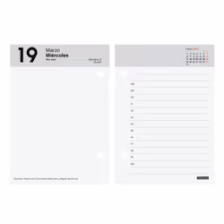 Finocam 780280025 calendrier Table